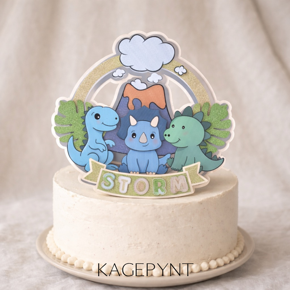En fin kagetopper, Caketopper, festkager. 
