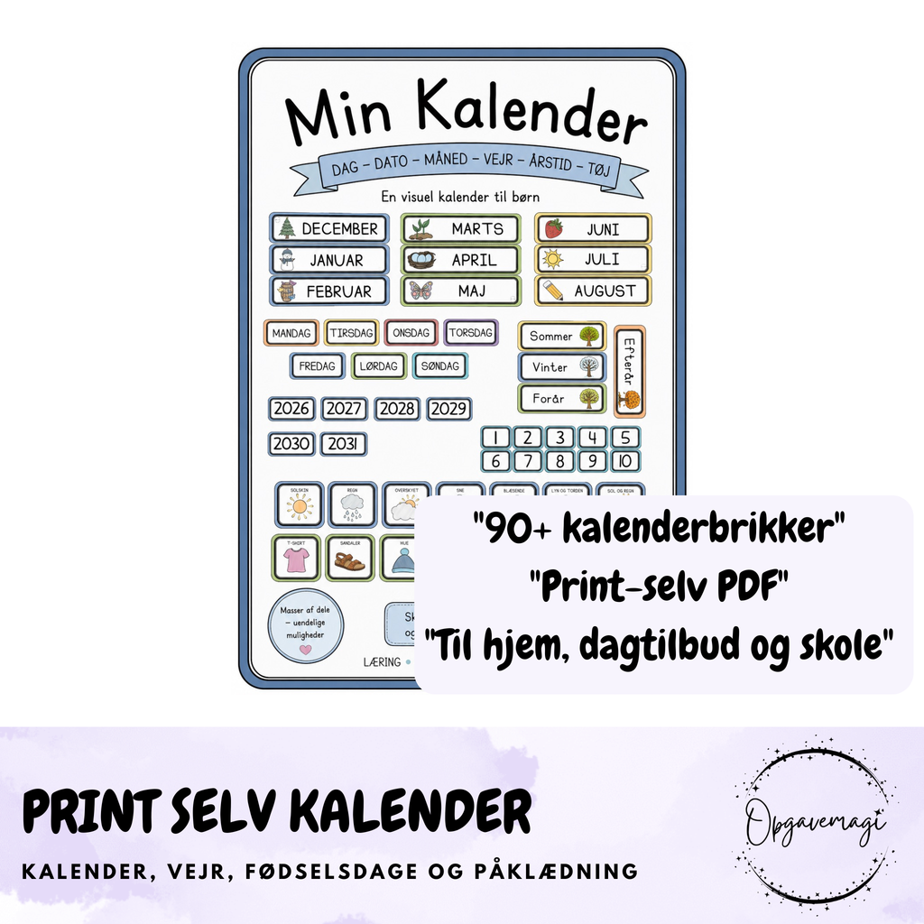 Print selv kalender