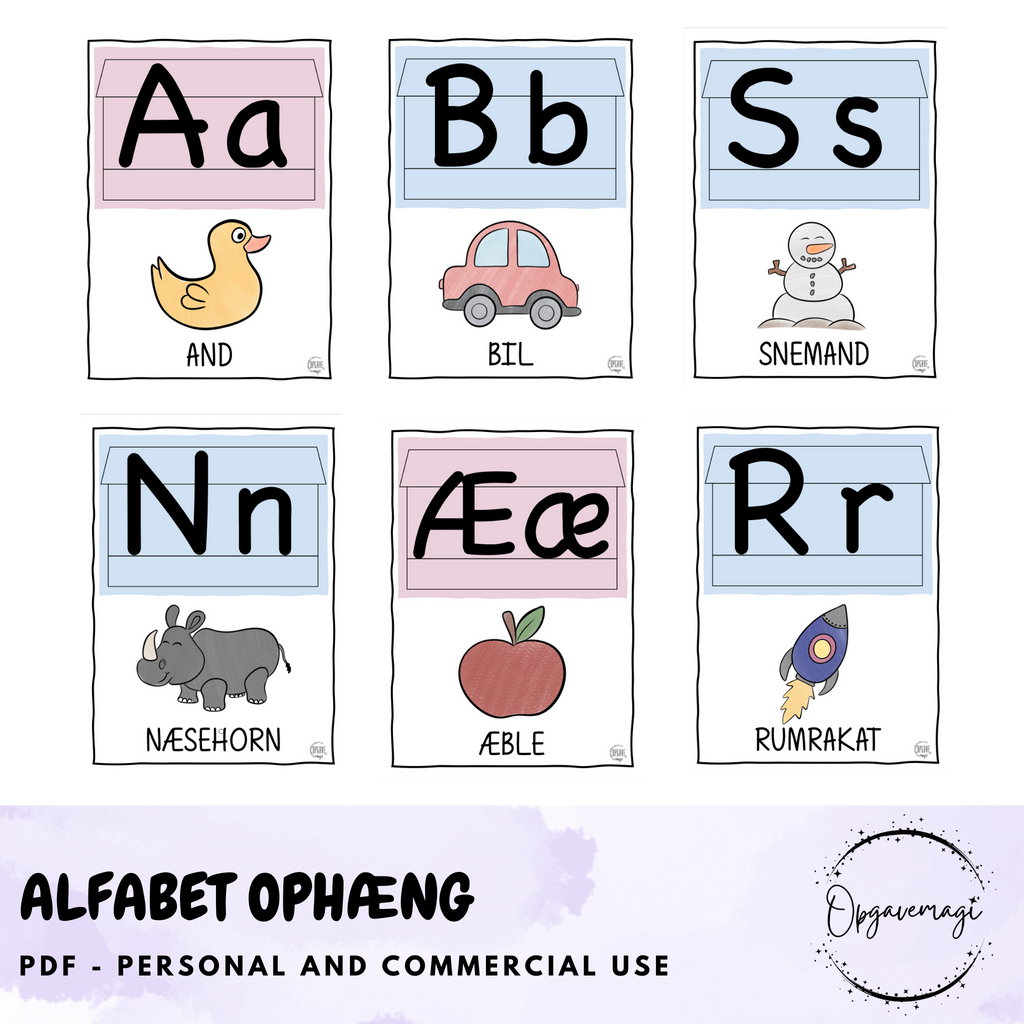 Alfabet plakater
