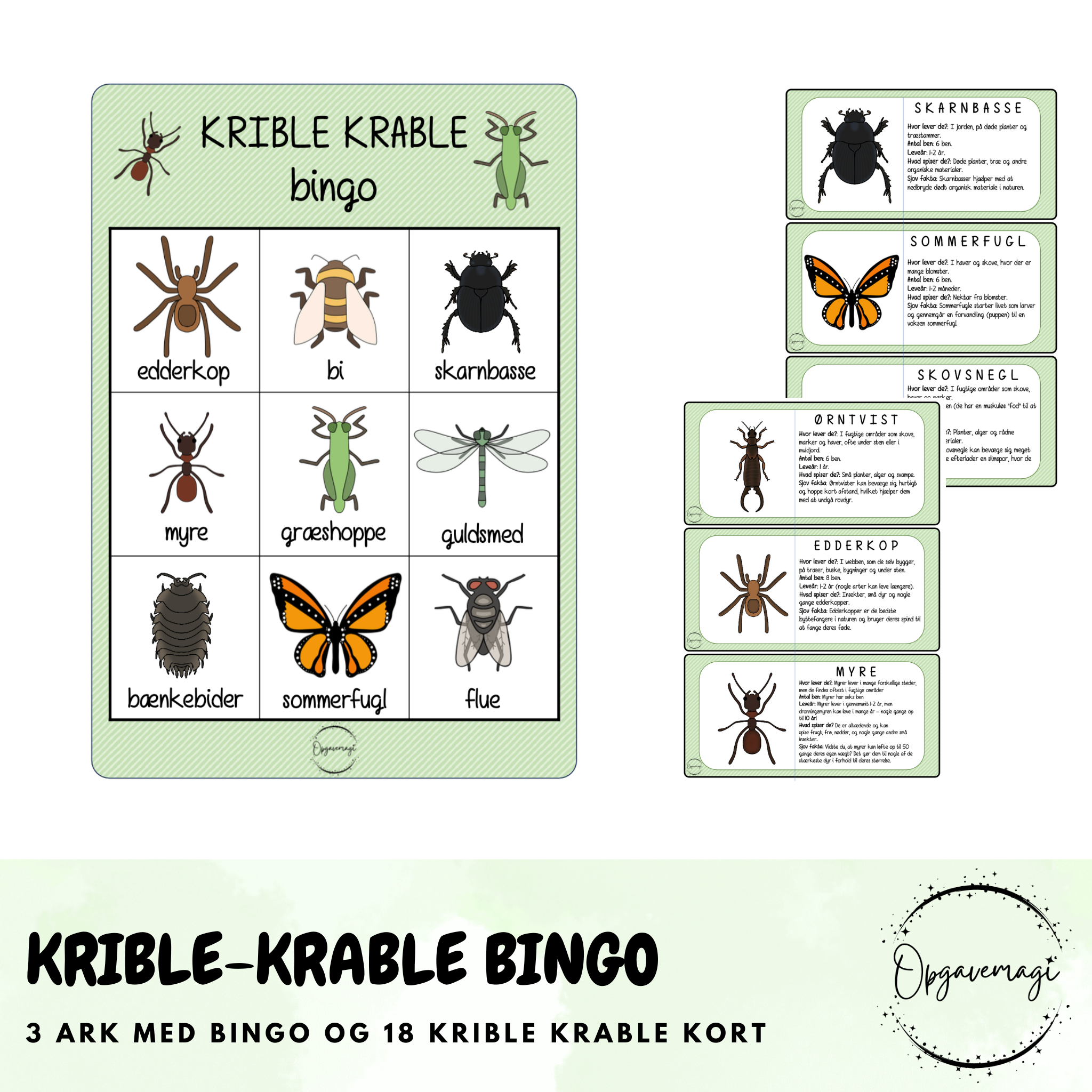 Krible krable bingo