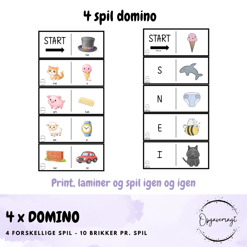 4 x Domino