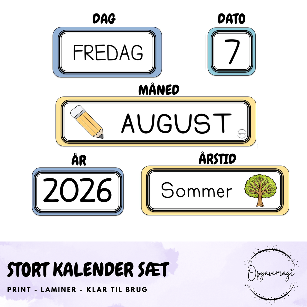 Print selv kalender