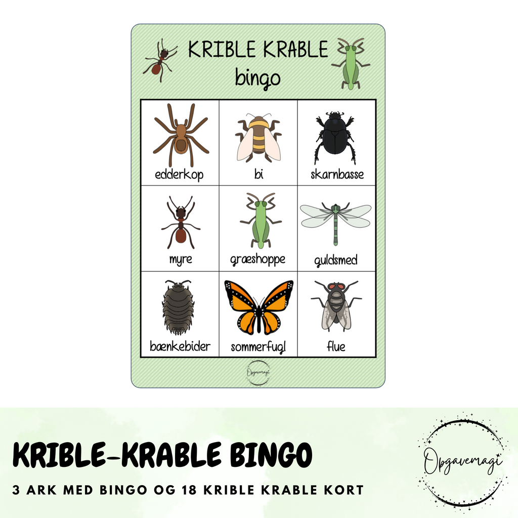 Krible krable bingo