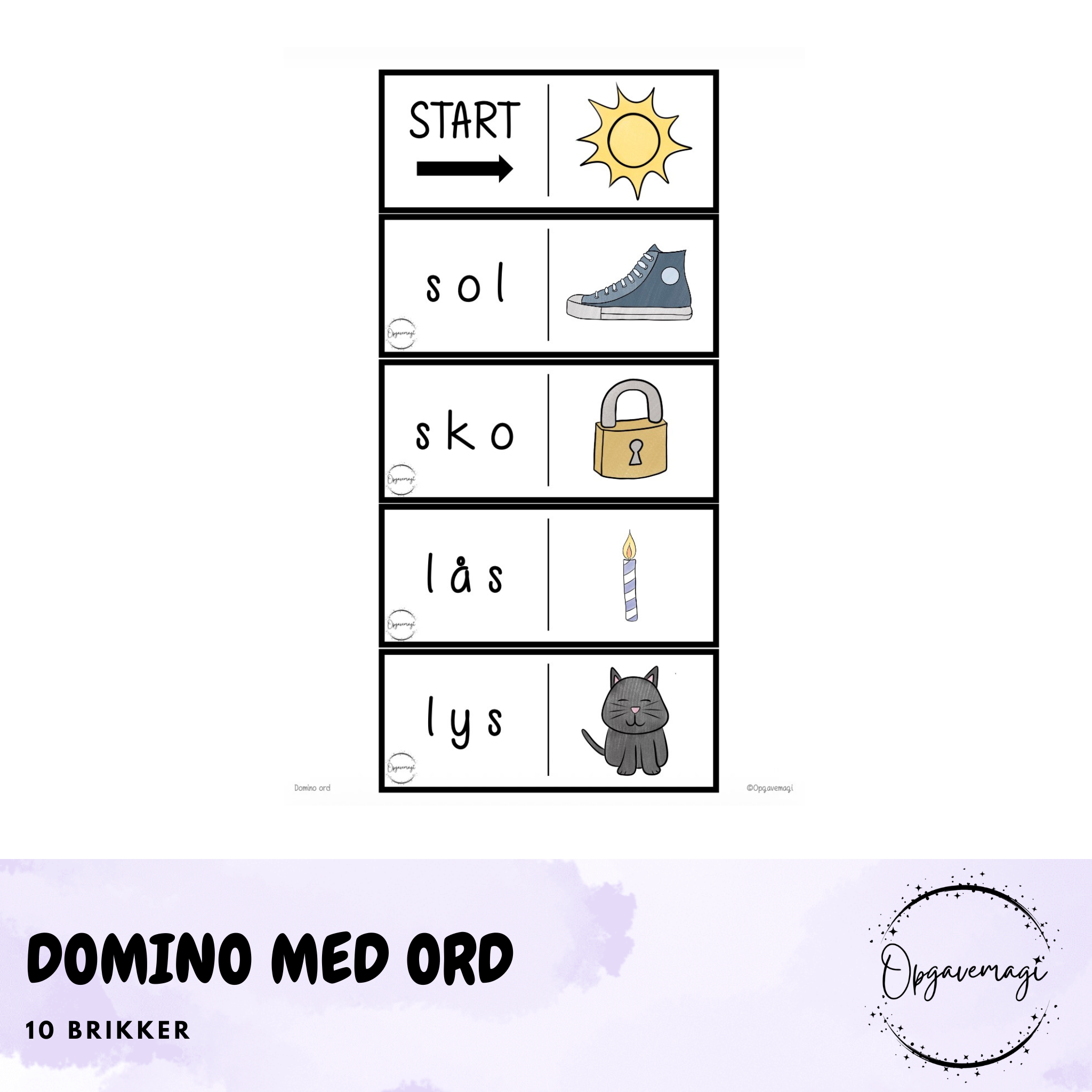 4 x Domino