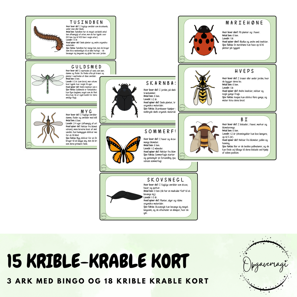 Krible krable bingo