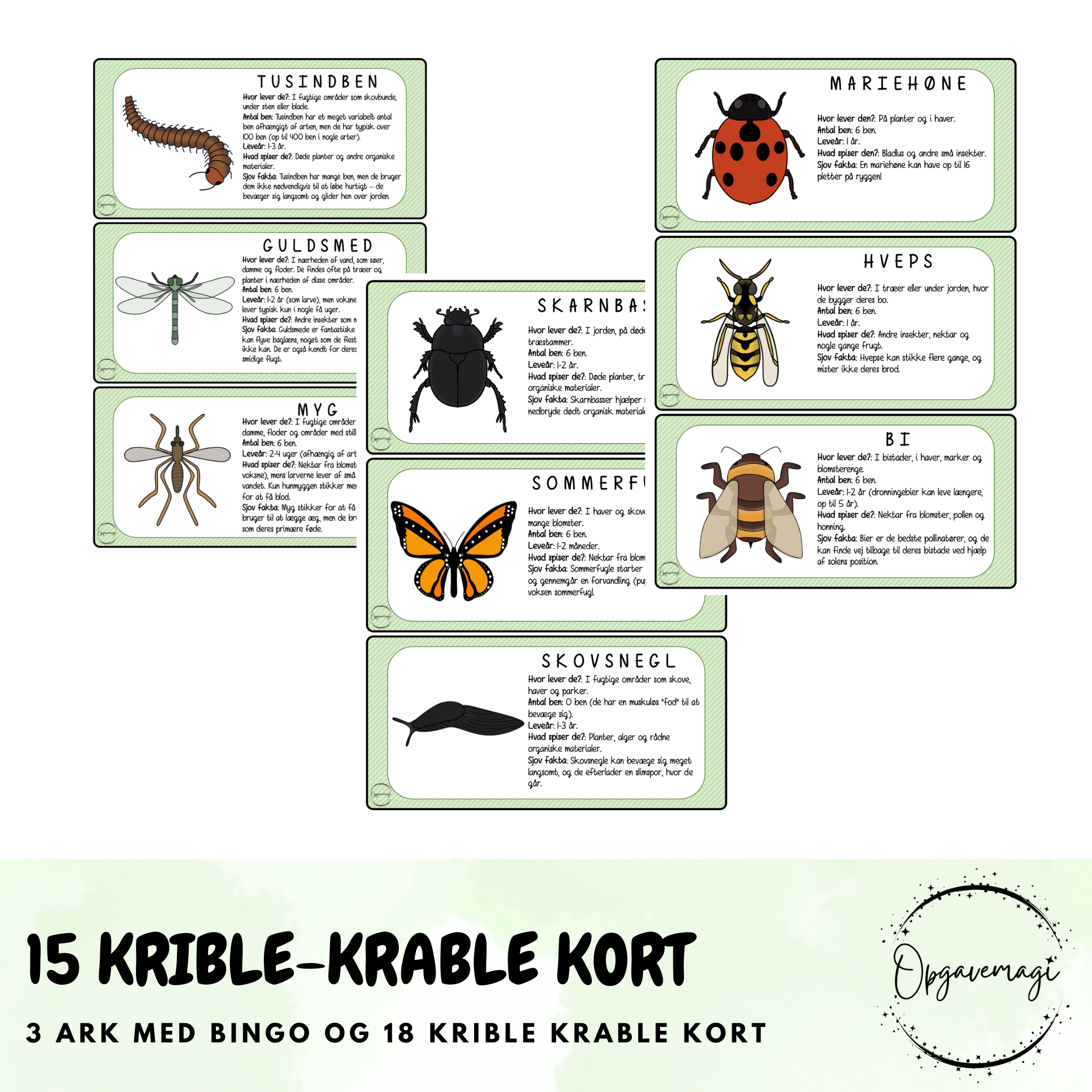 Krible krable bingo
